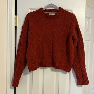 Poor Apparel Cropped Knit Sweater